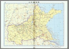 秦朝 山东南部诸郡地图