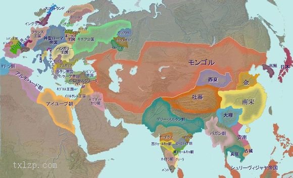 蒙古帝国扩张地图 日文版插图3