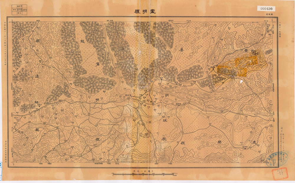 1930年代广西省十万分之一地图插图1