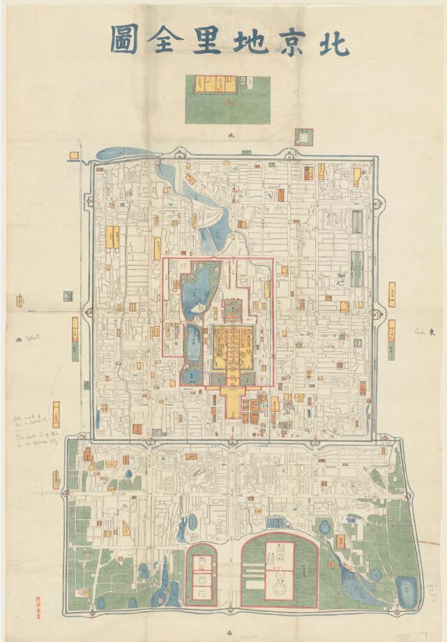 1805年北京地里全图 周培春作插图1