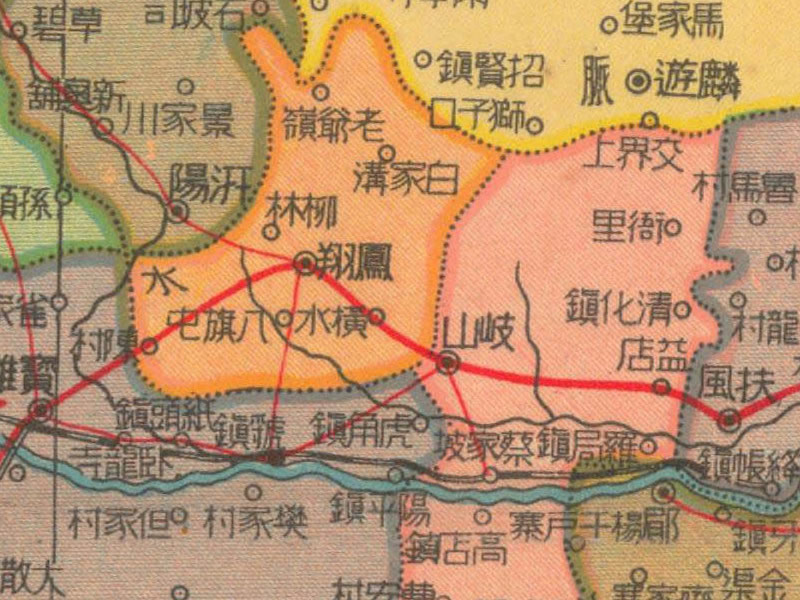 1947年陕西分县详图插图1