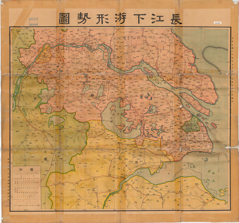 1935年长江下游形势图插图