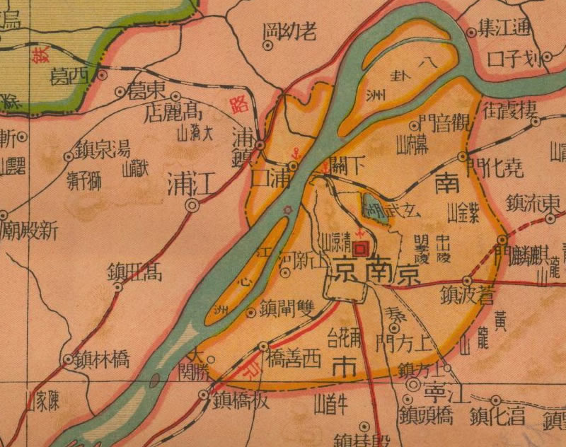 1935年长江下游形势图插图1