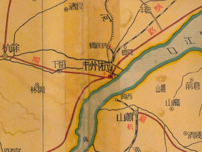 1935年长江下游形势图插图2
