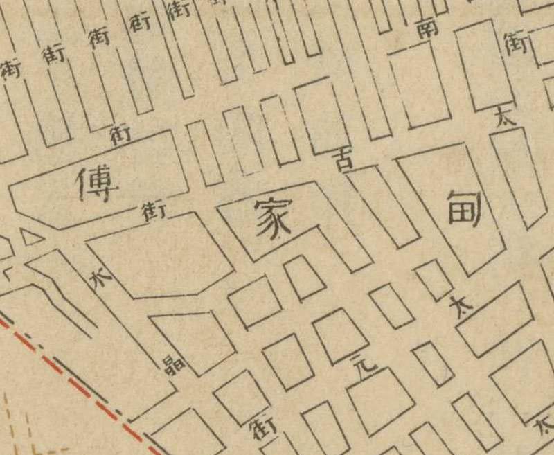 1929年哈尔滨市街全图插图2