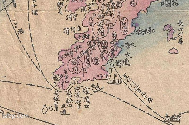 1904年日露战斗地图插图1