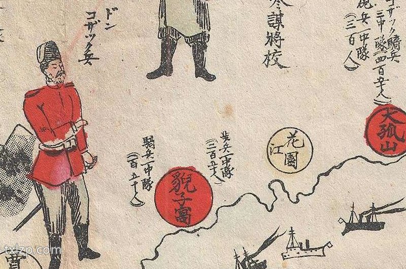 1904年日露战争明细地图插图2