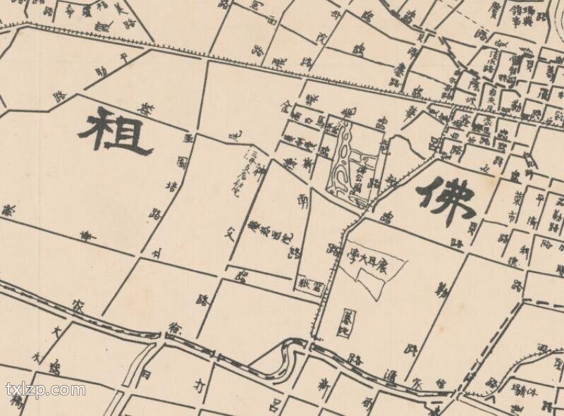 1932年上海地图 报知新闻附录插图1