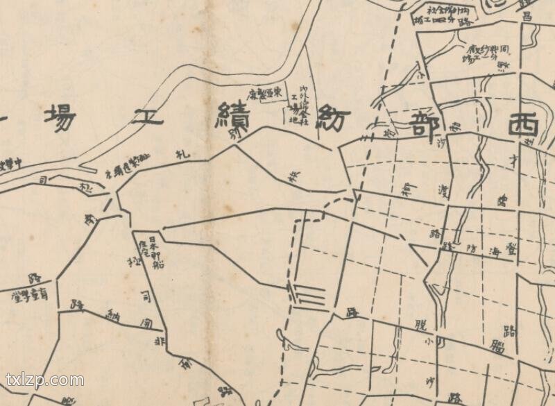 1932年上海地图 报知新闻附录插图2