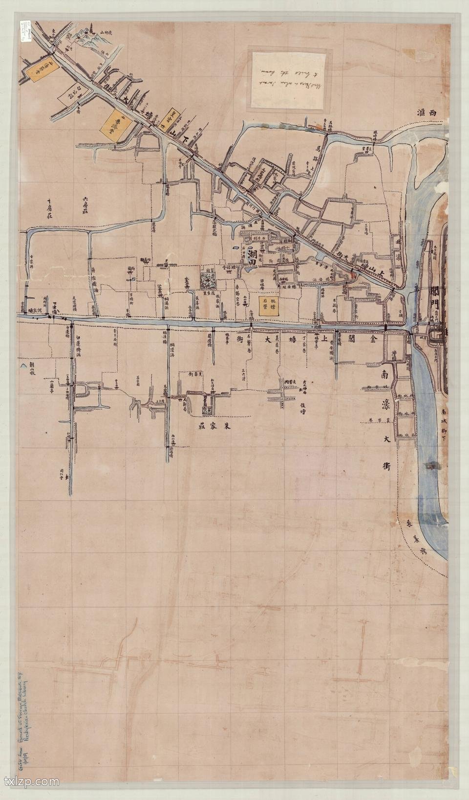 1900年代苏州城地图插图3