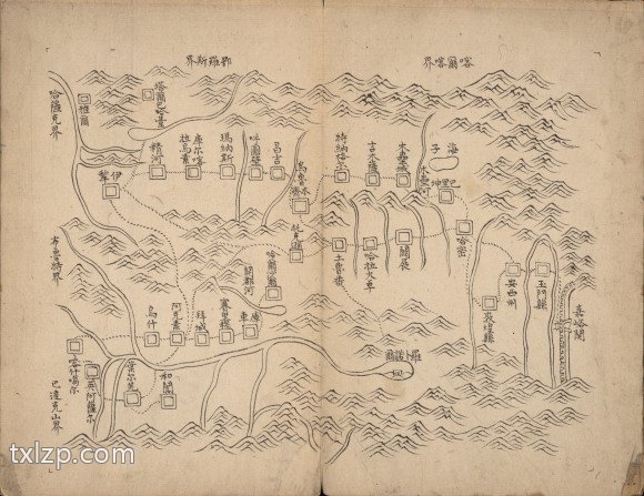 1759年新疆全图插图1