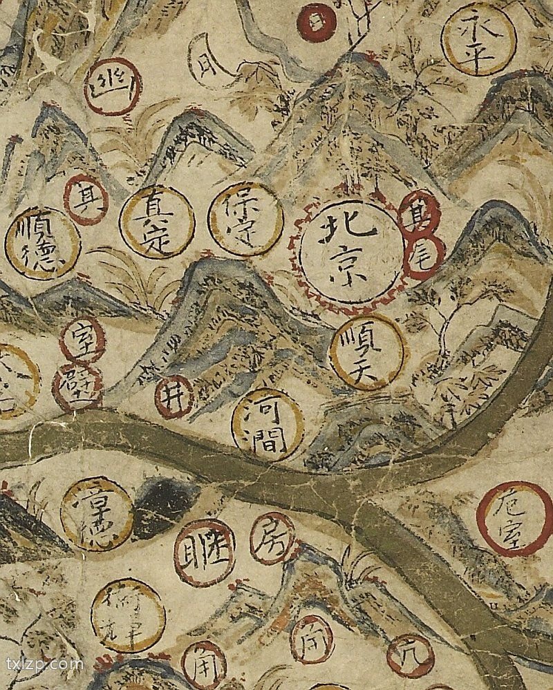 1654年《东西洋航海图》塞尔登中国地图插图1