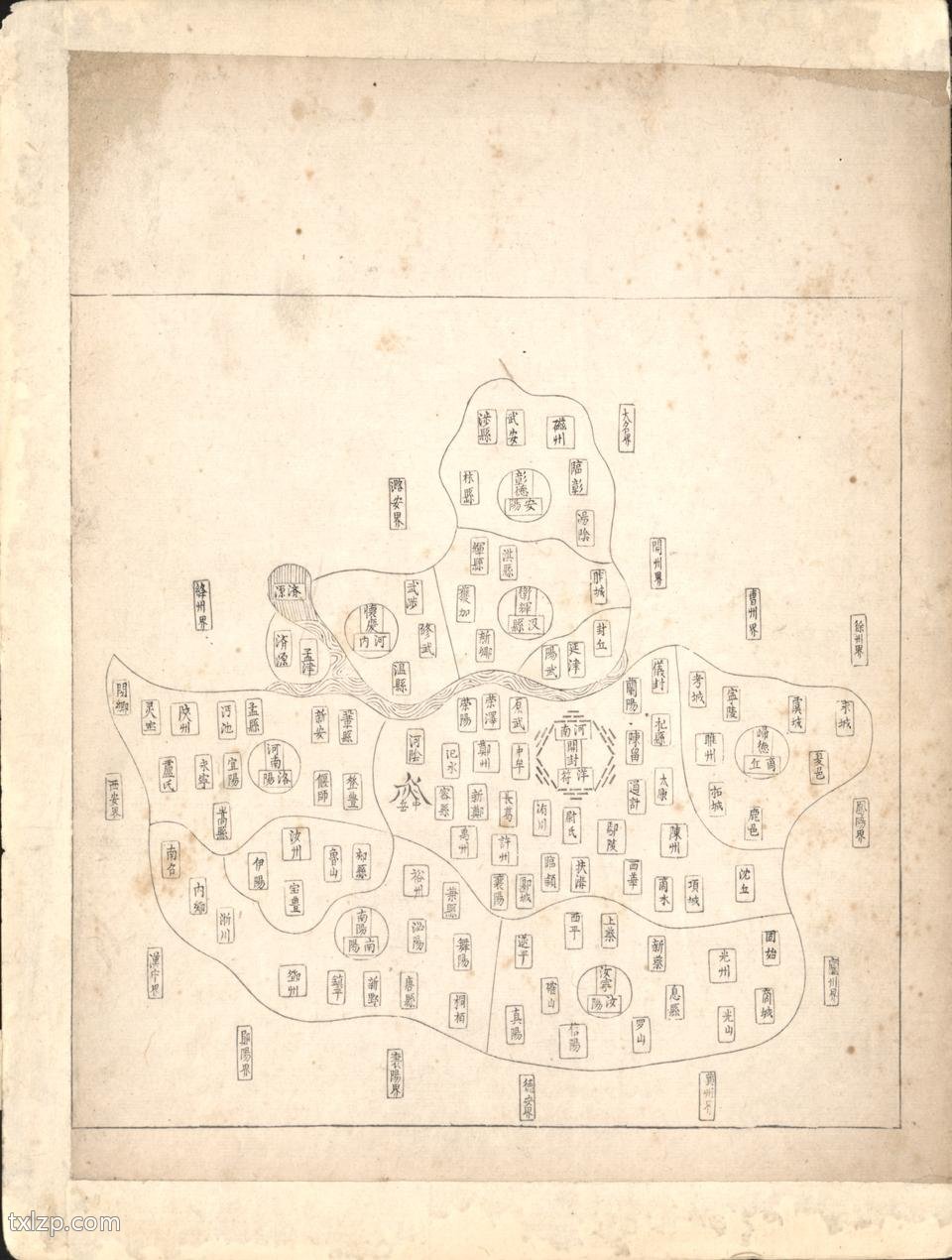 1601年《广舆图》（天地图）插图1