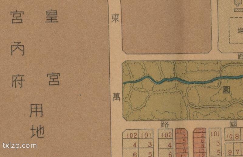 1935年《最新地番入新京市街地图》插图2