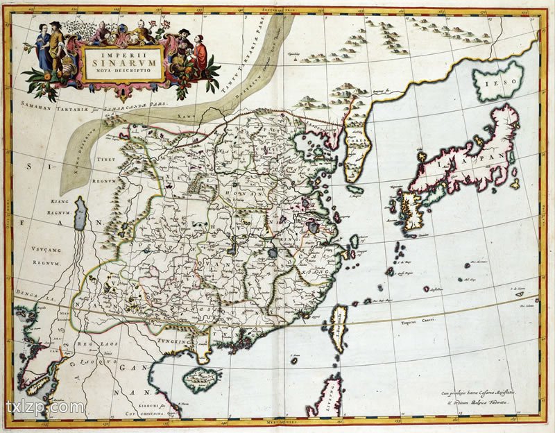 1655年卫匡国《中国新图志》插图