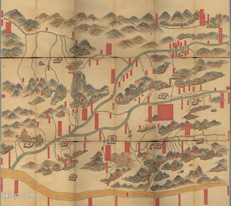 1734年《河南府河图》插图