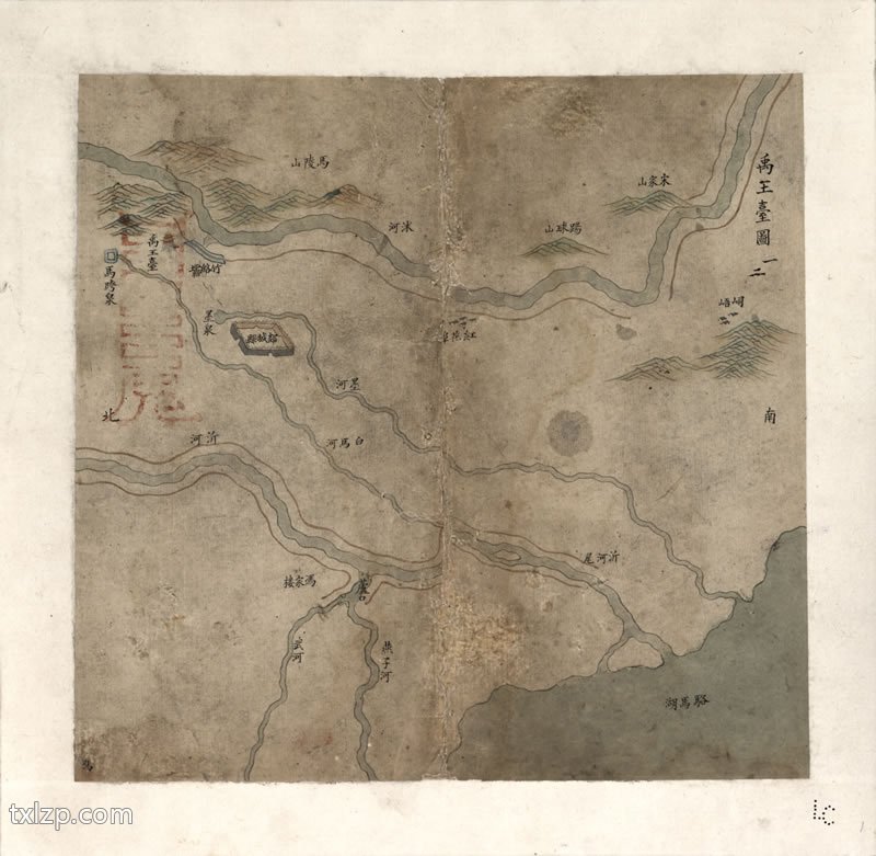 1749年《黄河下游闸坝图》插图