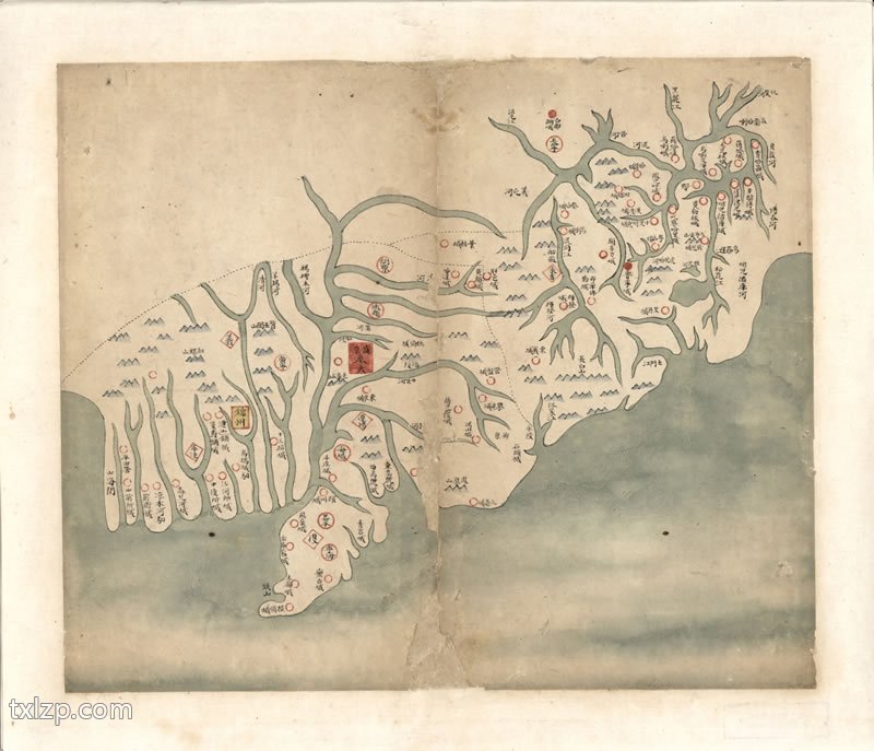 1754–1760年《大清分省舆图》插图