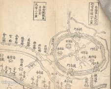 1765年《安澜园至杭州府行宫道里图说》