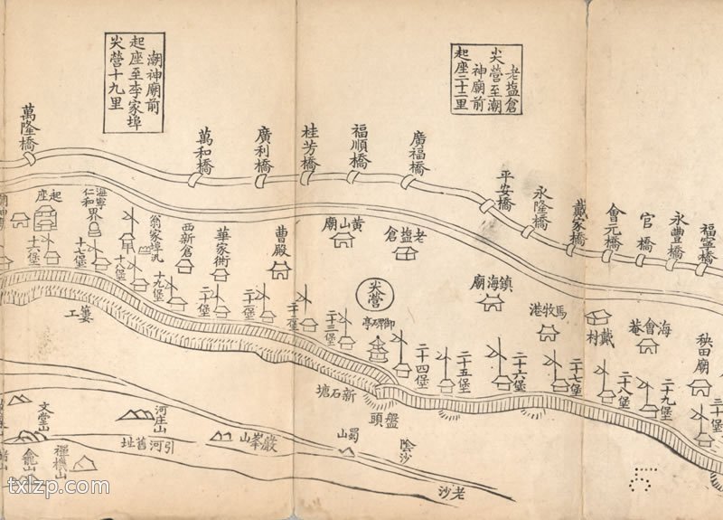 1765年《安澜园至杭州府行宫道里图说》插图2