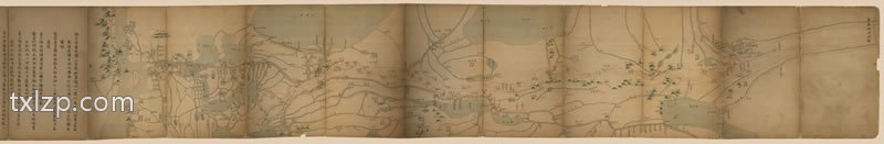 1777年《黄运湖河全图》插图