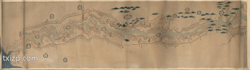 1881年《山东省黄河图》插图