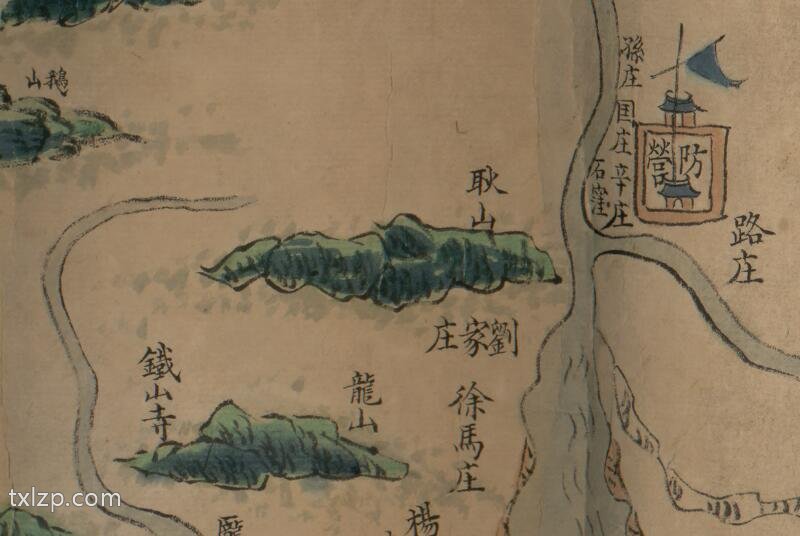 1881年《山东省黄河图》插图1