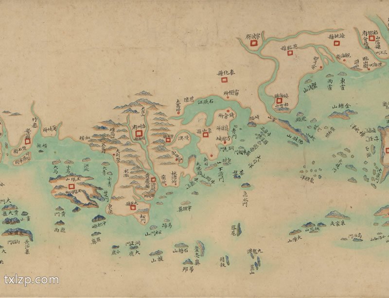 1787年《海疆洋界形势全图》插图2