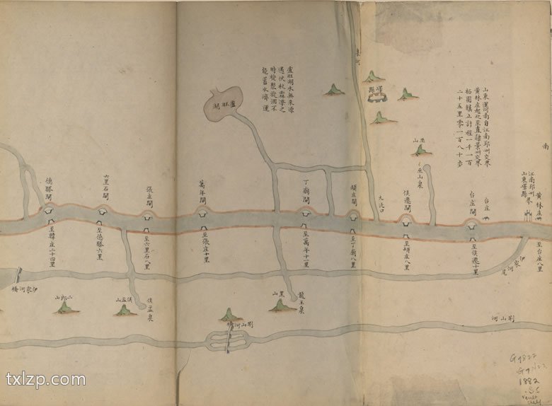1855年《山东通省运河情形全图》插图