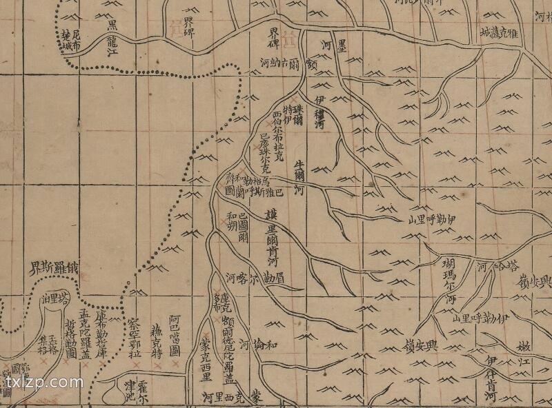 1832年《皇朝一统舆地全图》插图2