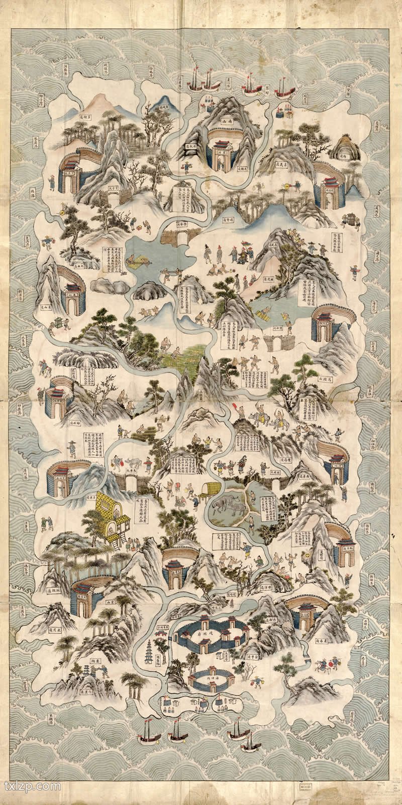 1836年《琼郡地舆全图》插图
