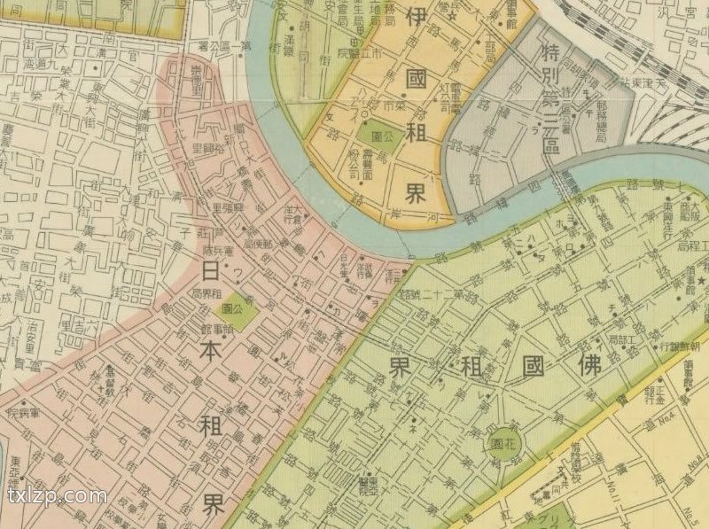 1940年《最新天津市街图》插图1