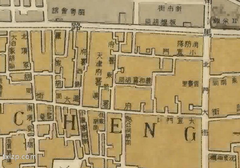 1913年《天津地图》插图2