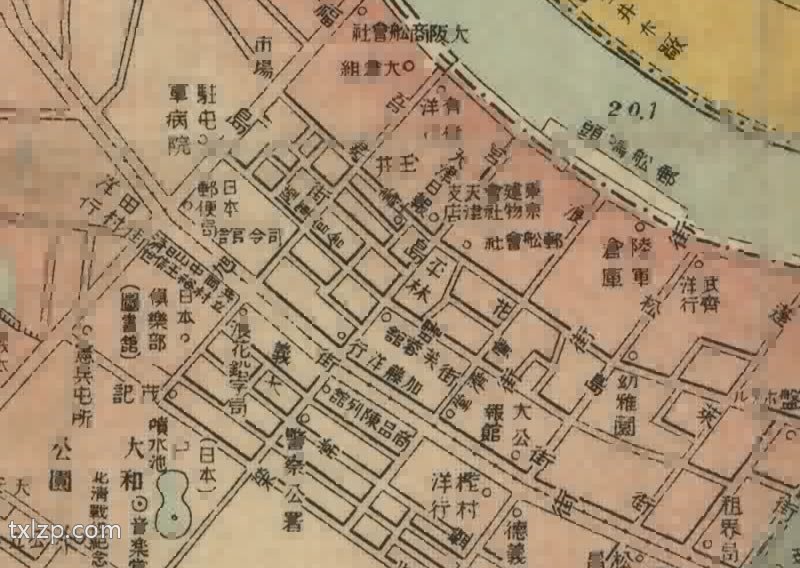 1913年《天津地图》插图1