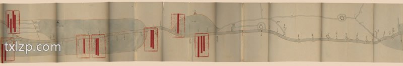 1876年运泇捕上下泉六厅光绪二年抢修工程咨估图插图3
