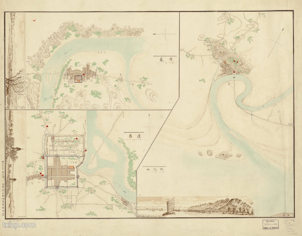 1882年《奉天府盛京城内外图》插图4