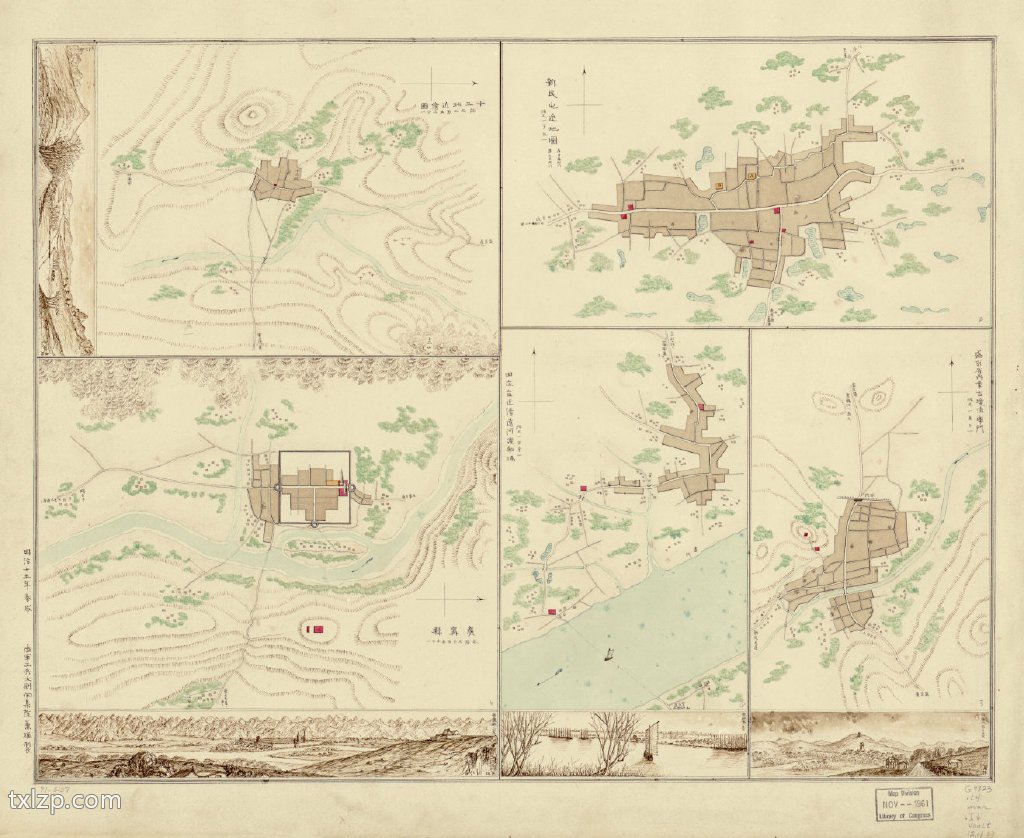 1882年《奉天府盛京城内外图》插图1