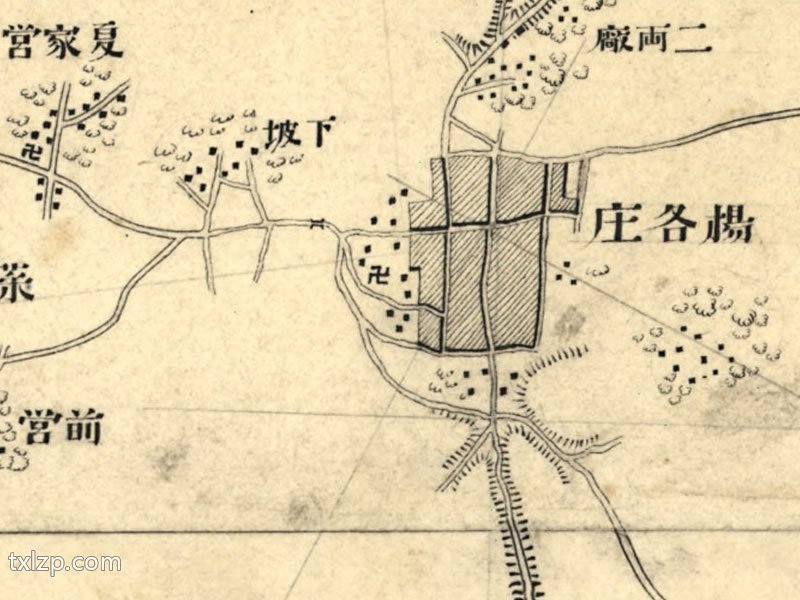 1894年五万分一《北京近傍图》插图1