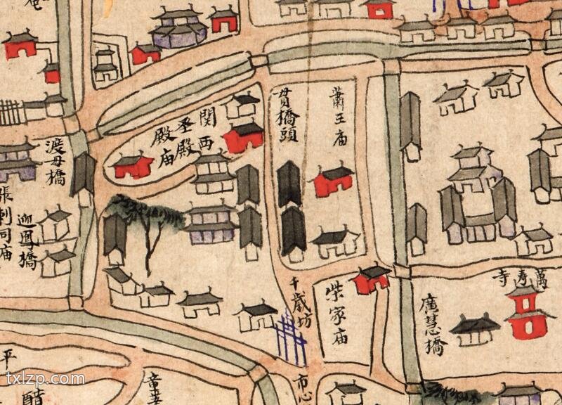 1846年《宁郡地舆图》宁波地图插图3