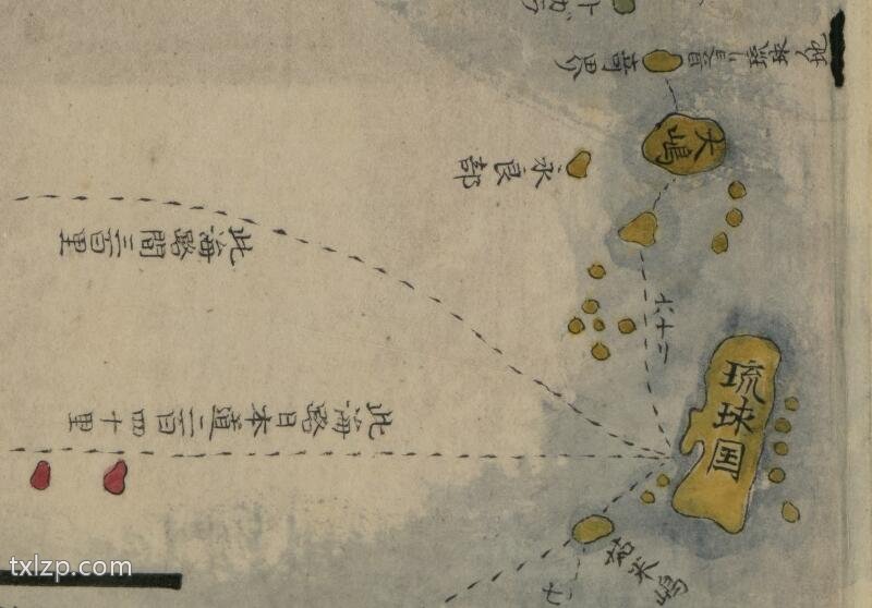1785年《琉球国全图》插图3