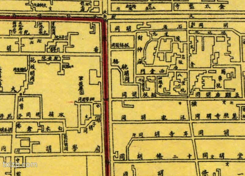 1930年《北平市最新详细全图》插图1