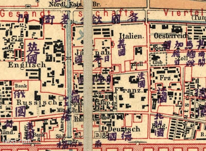 1914年《北京全图》插图1