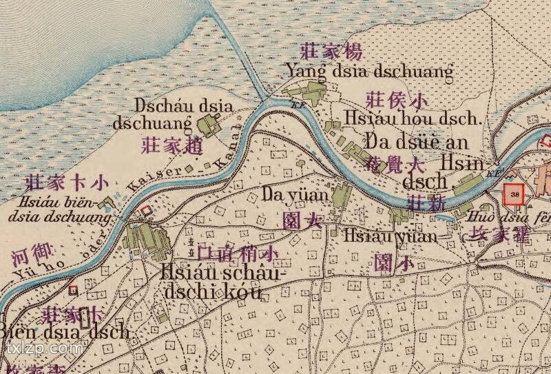 1905年天津地图（英汉双语）插图3