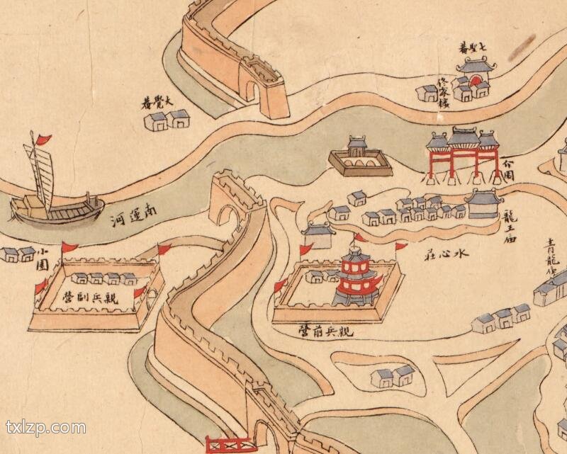 1899年《天津城厢保甲全图》插图1