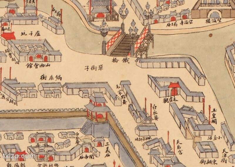1899年《天津城厢保甲全图》插图2