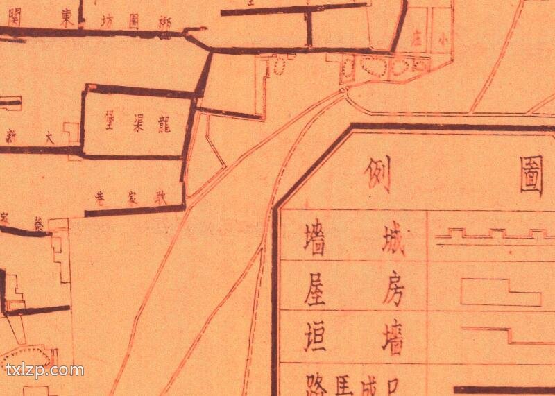 1946年《西安市城关图》插图2