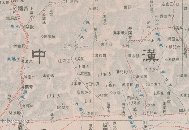 1899年《西安》府及周边府县地图插图3