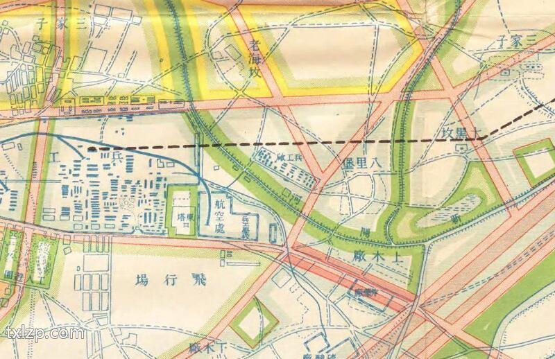 1935年《奉天都市规划概要图》沈阳地图插图2