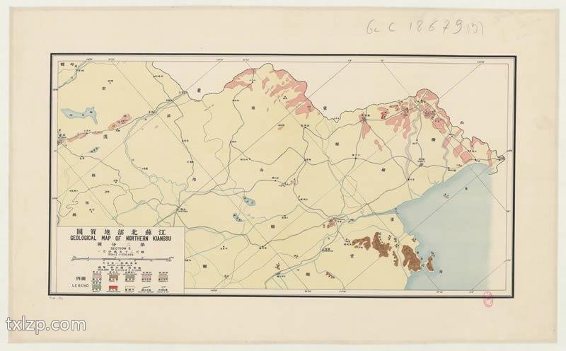 1925《江苏北部地质图》（2）插图1