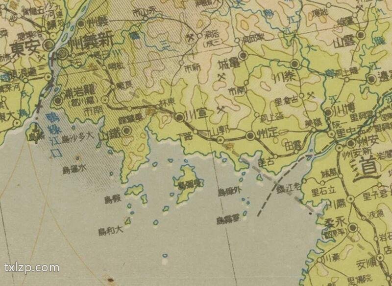 1943年《新满洲国全图》插图2